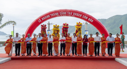 Khánh thành Cảng Tàu khách Côn Đảo nhằm thúc đẩy du lịch và dịch vụ